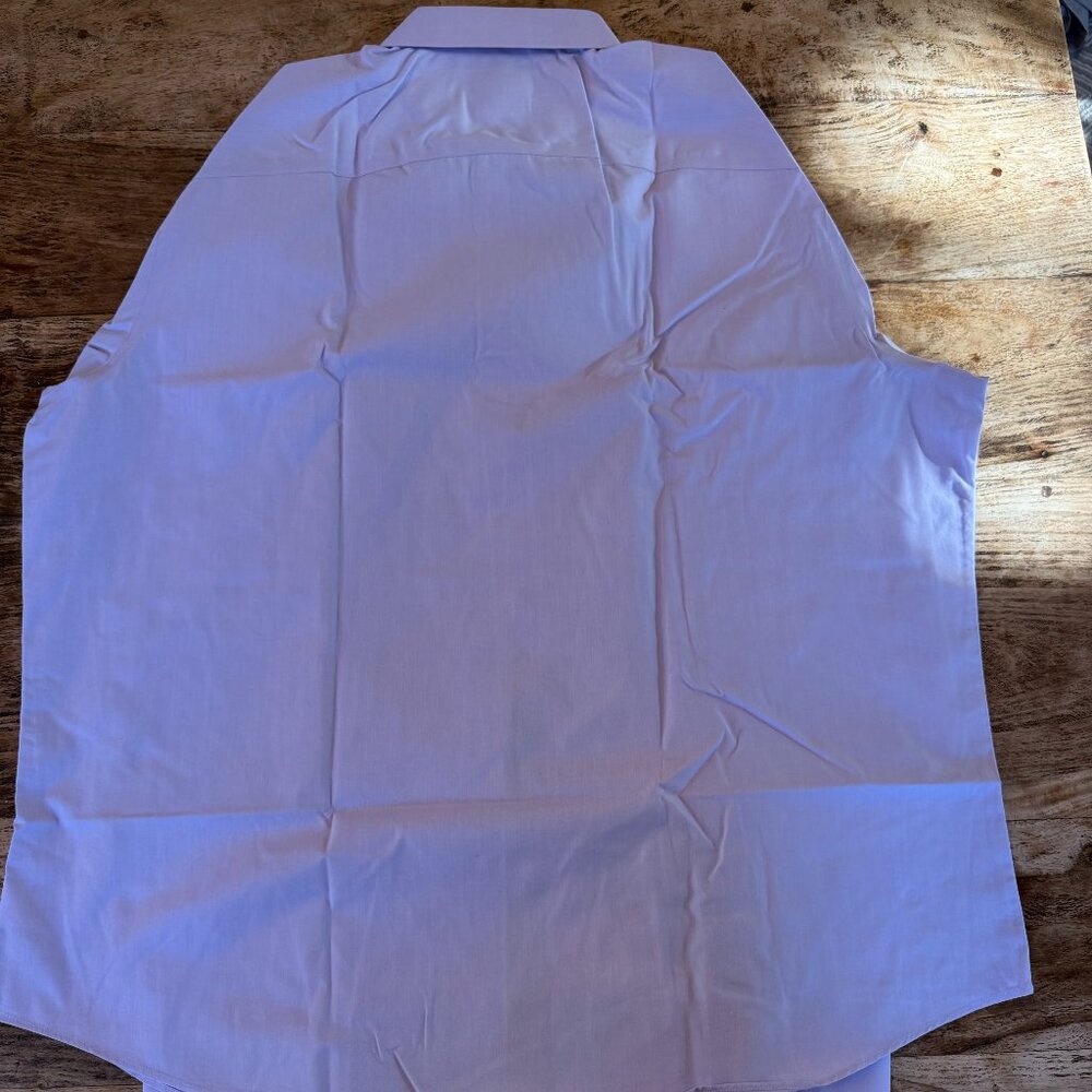 UNTUCKit Button Down Shirt XX-Large Lavender Wrin… - image 4